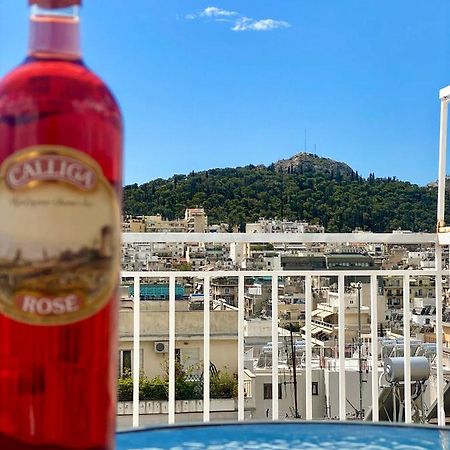 Apartment With Beautiful View Of Lycabettus Atenas Exterior foto